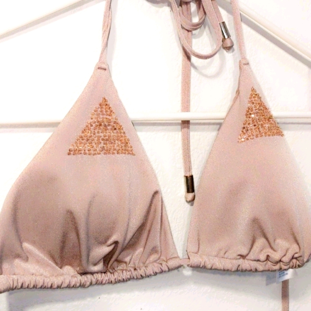Triangle swim suit top